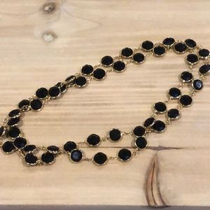 Gorgeous Swarovski Black Crystal Necklace